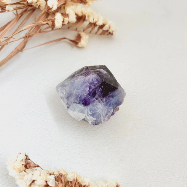 punta grezza in Fluorite Blu